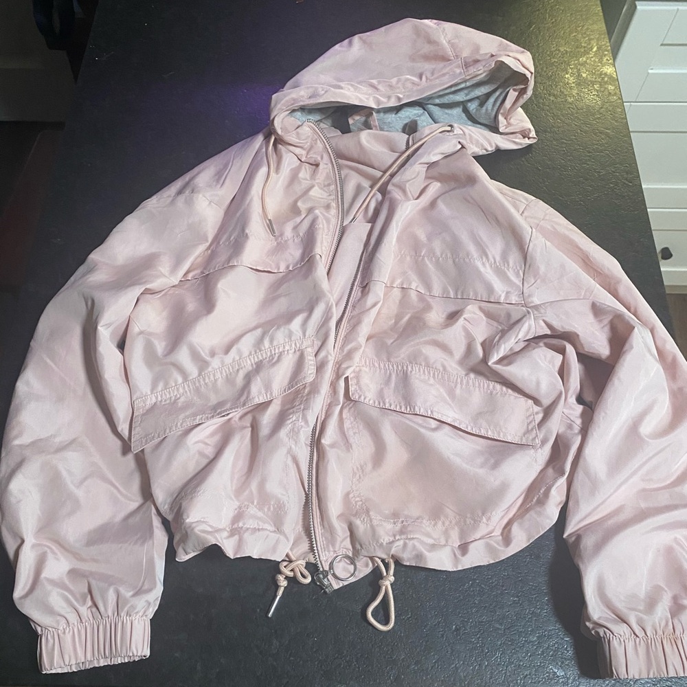 Divided Light Pink rain Jacket